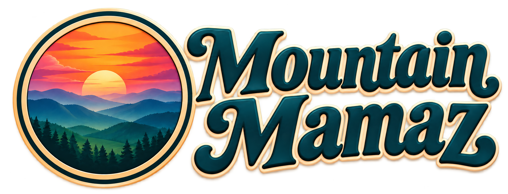 Mountain Mamaz, sunset over the Appalachian mountains